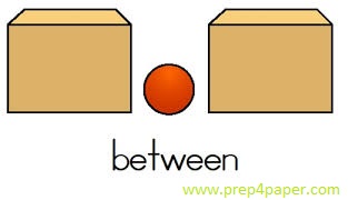 Prepositions of Place Between